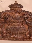Wooden Hand Carved Kalasam Panels (12x24)