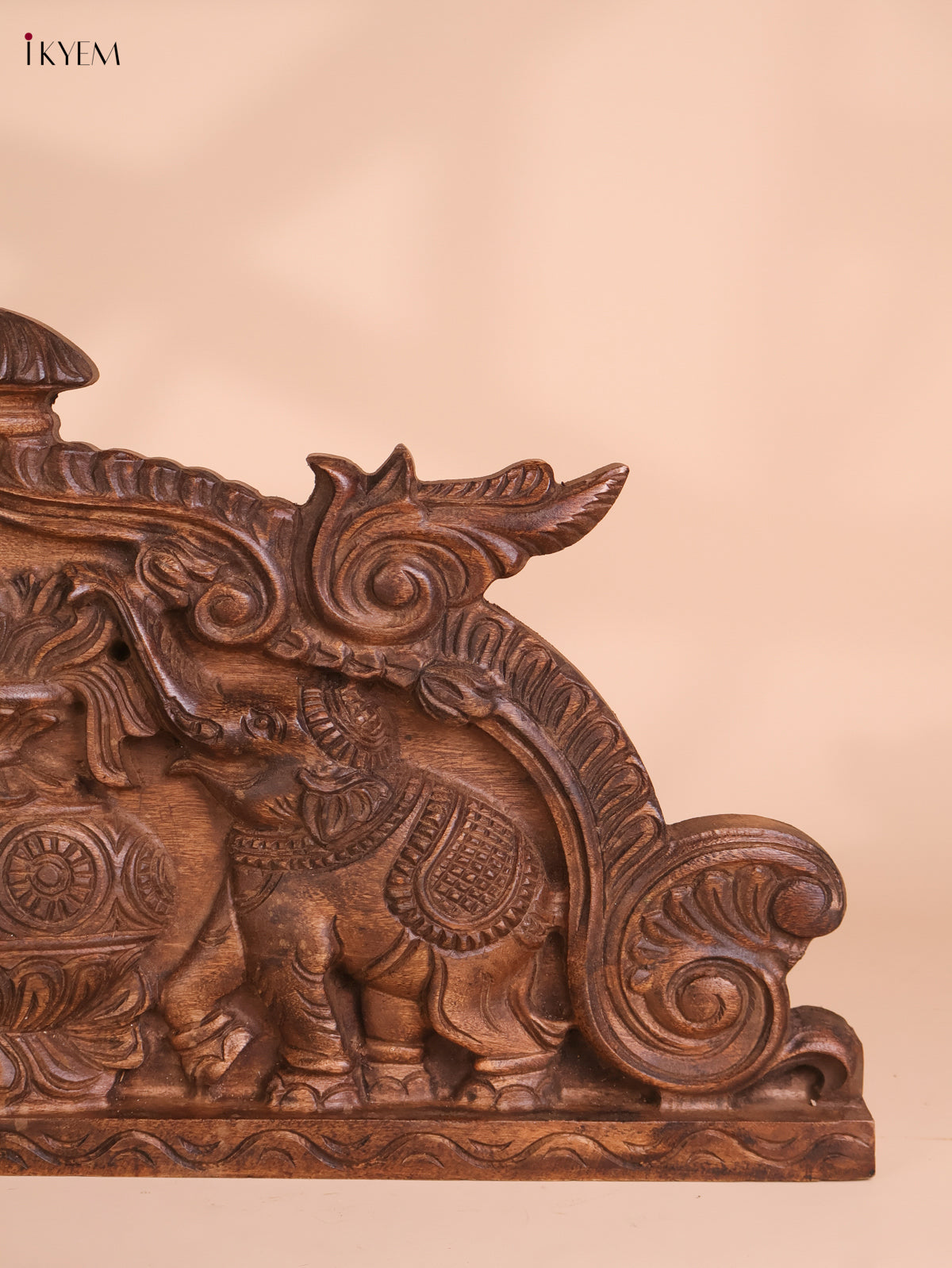 Wooden Hand Carved Kalasam Panels (12x24)