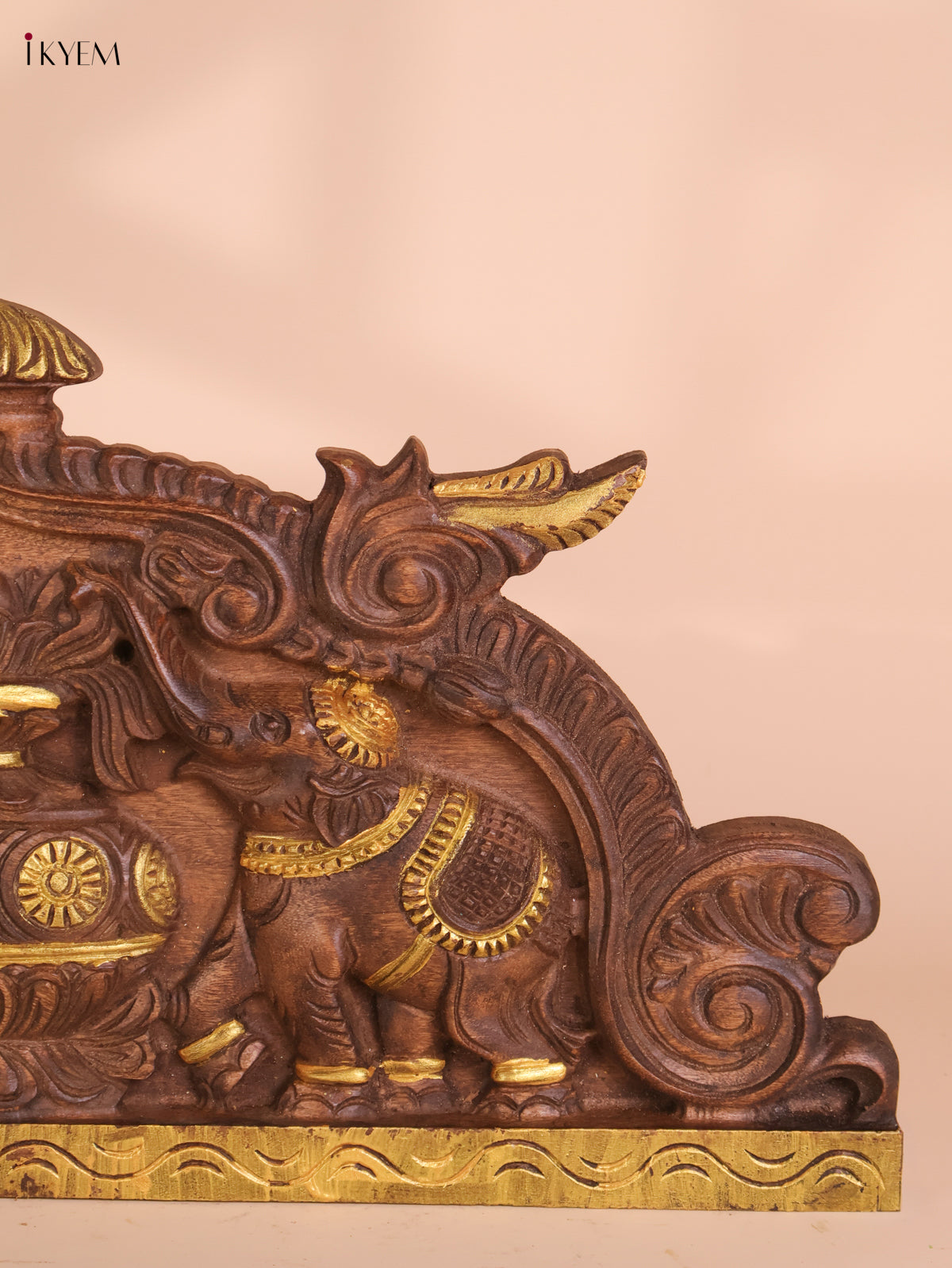 Wooden Hand Carved Kalasam Panels (12x24)