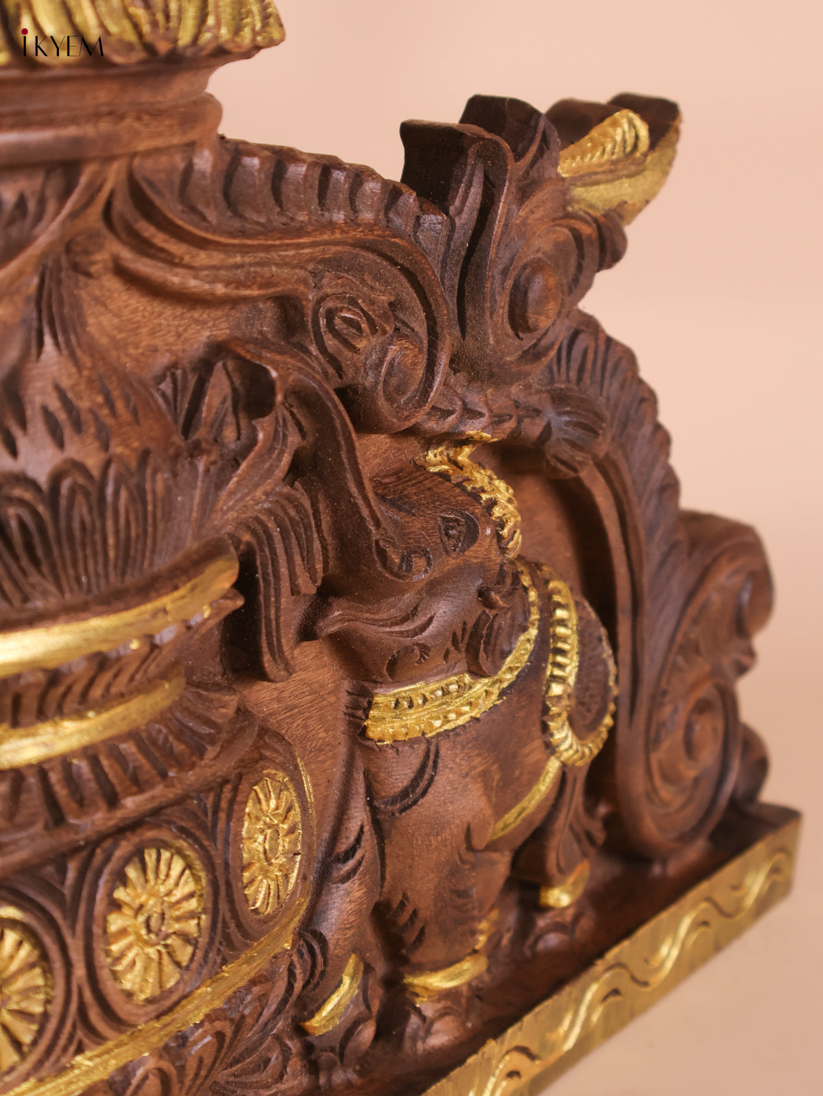 Wooden Hand Carved Kalasam Panels (12x24)
