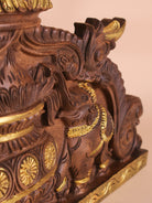 Wooden Hand Carved Kalasam Panels (12x24)