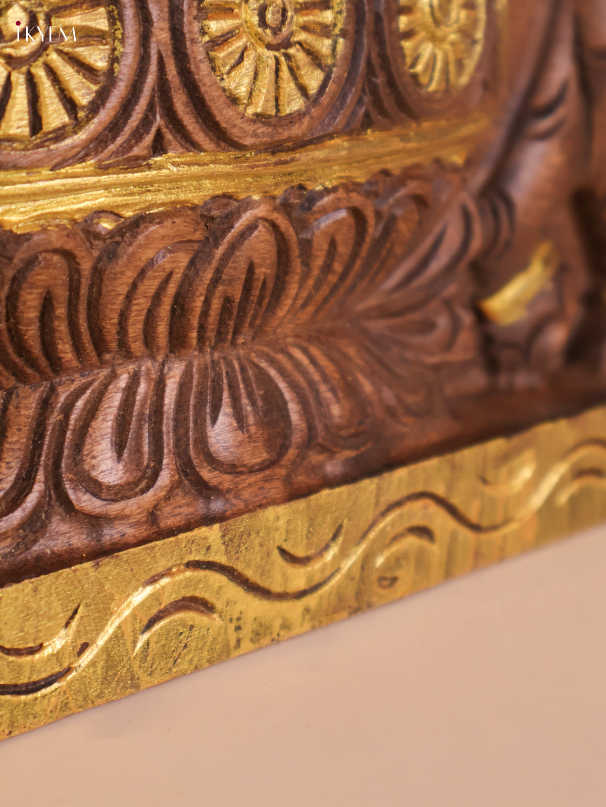 Wooden Hand Carved Kalasam Panels (12x24)