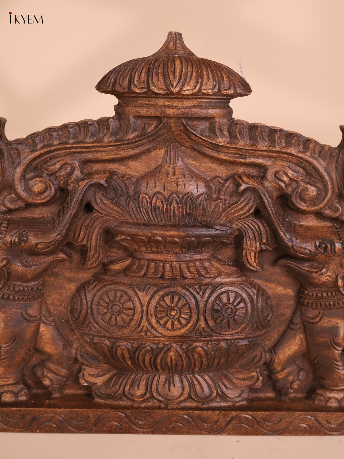 Wooden Hand Carved Kalasam Panels (12x24)