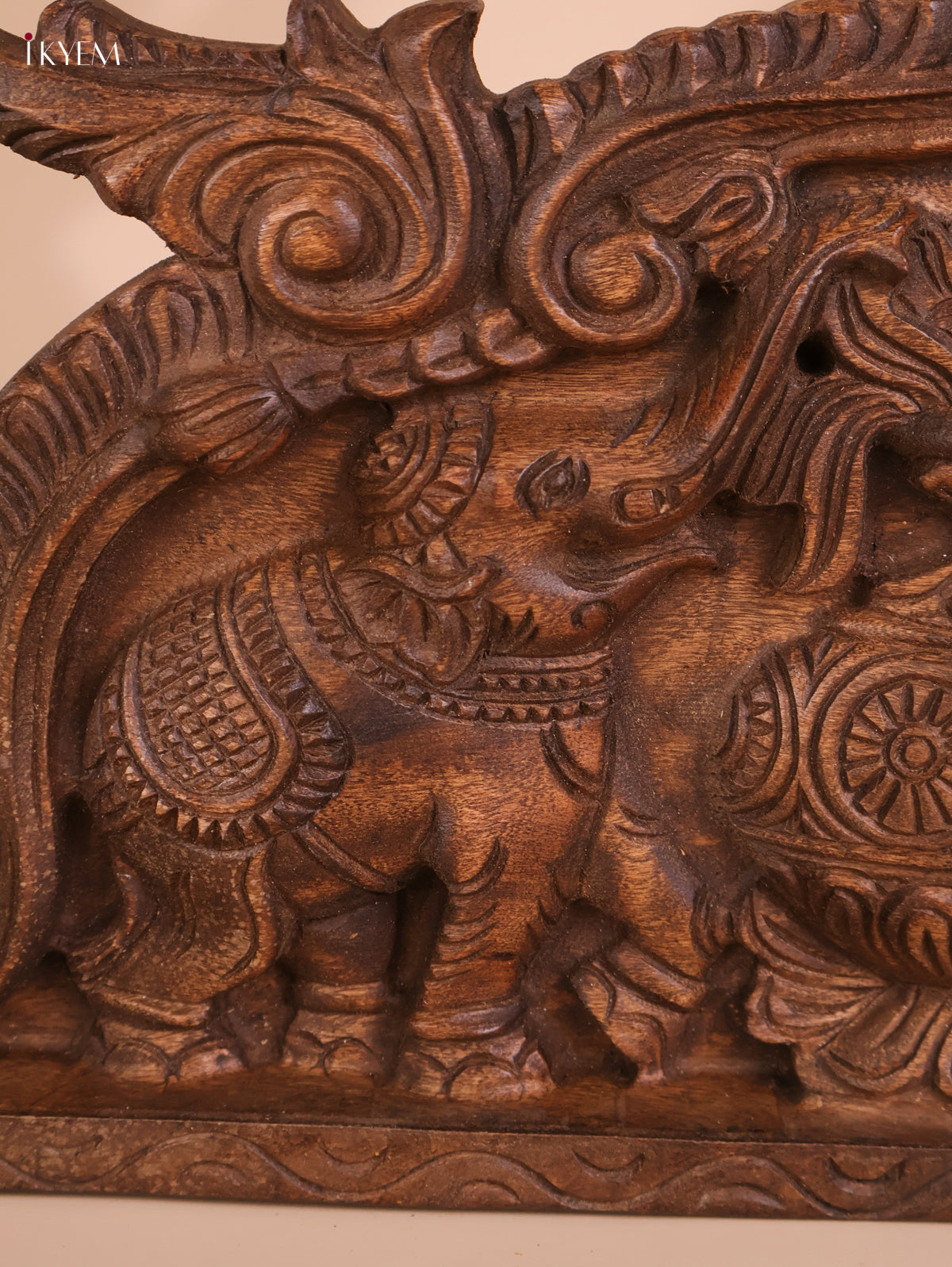 Wooden Hand Carved Kalasam Panels (12x24)