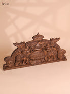 Wooden Hand Carved Kalasam Panels (12x24)