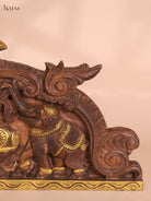 Wooden Hand Carved Kalasam Panels (12x24)
