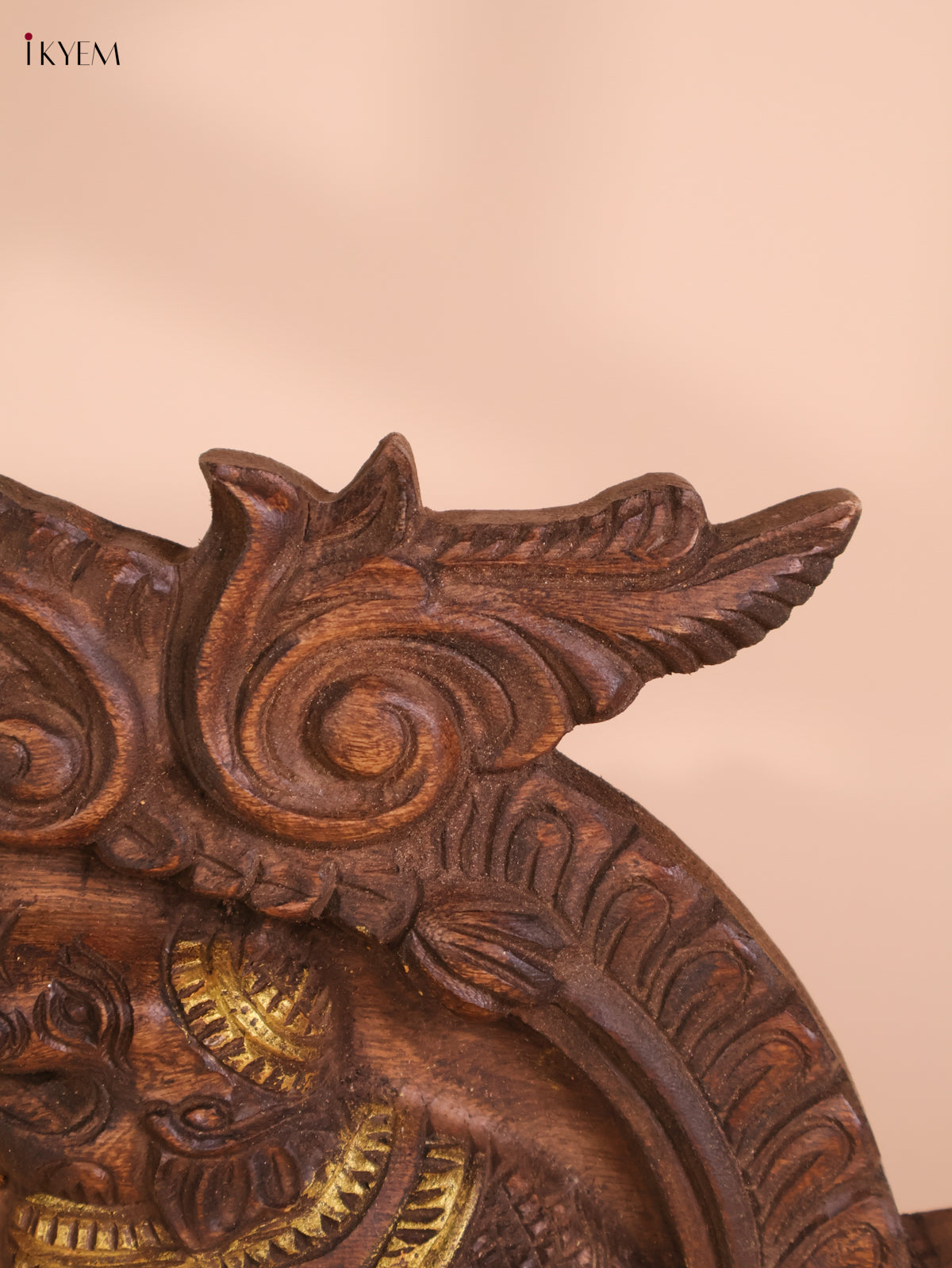 Wooden Hand Carved Kalasam Panels (12x24)