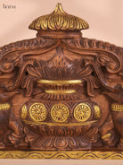 Wooden Hand Carved Kalasam Panels (12x24)