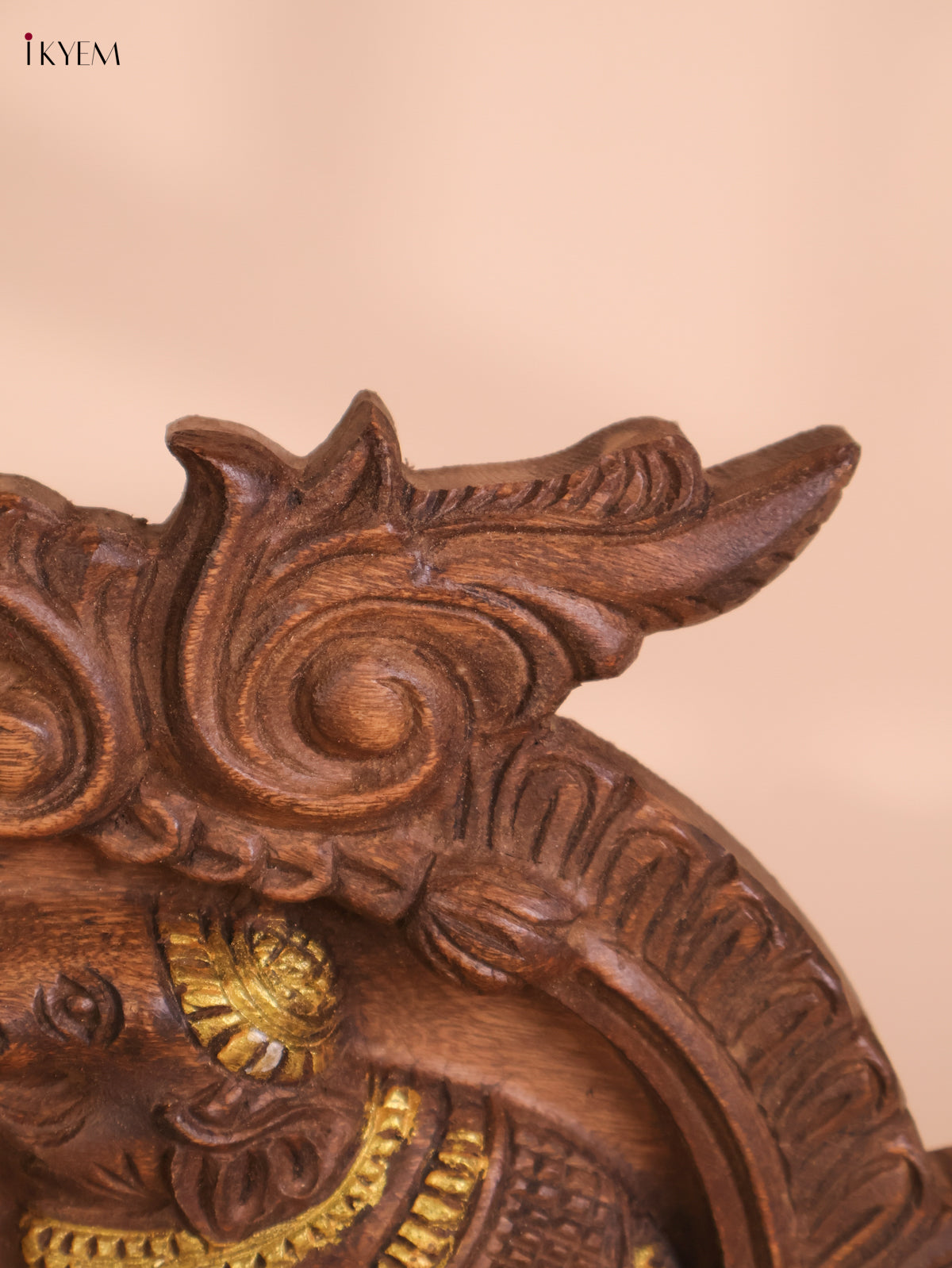 Wooden Hand Carved Kalasam Panels (12x24)