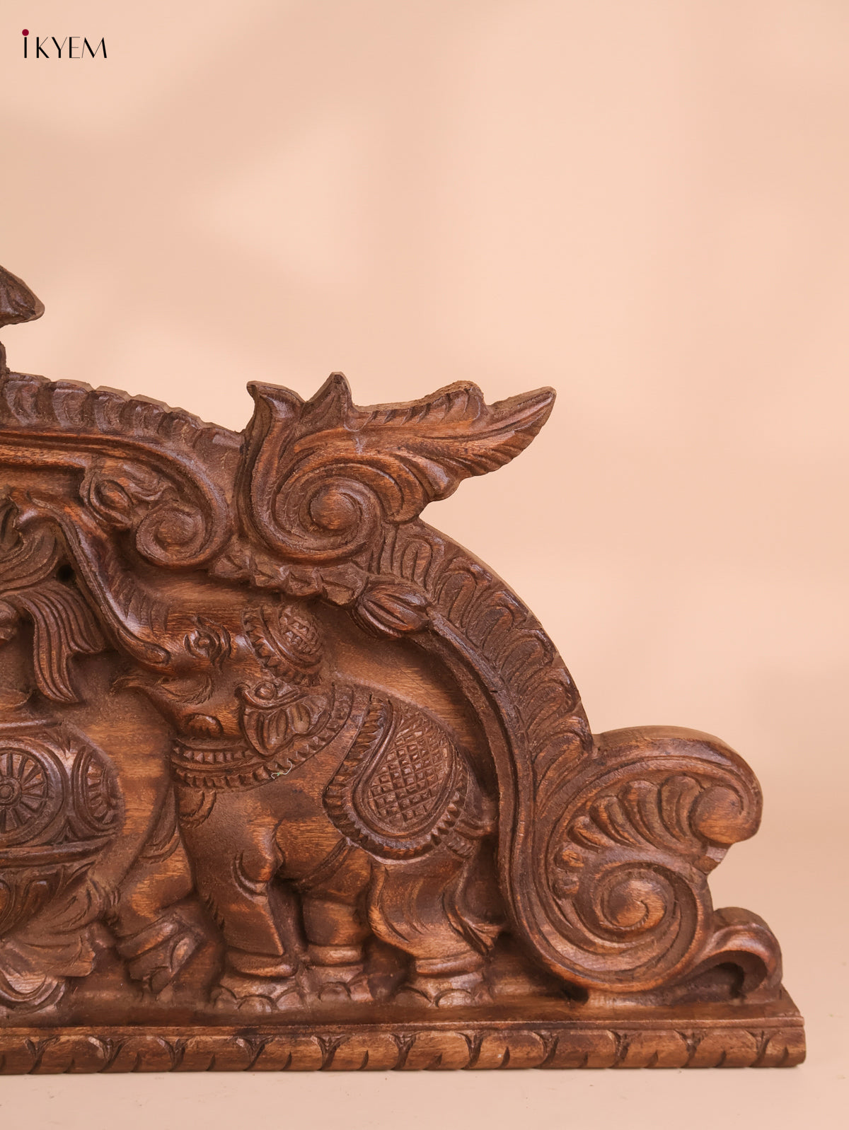 Wooden Hand Carved Kalasam Panels (12x24)
