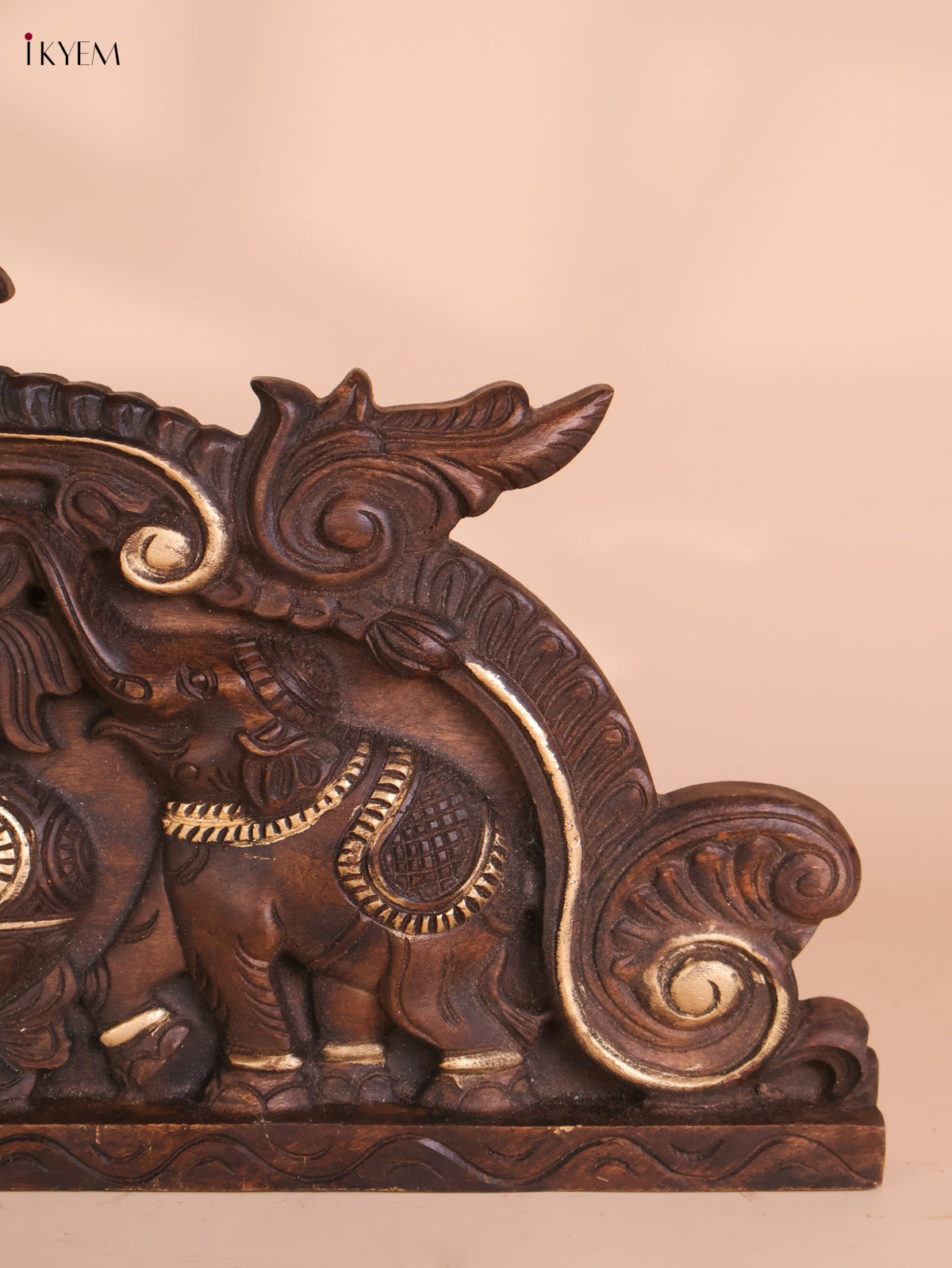 Wooden Hand Carved Kalasam Panels (12x24)