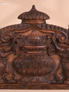 Wooden Hand Carved Kalasam Panels (12x24)
