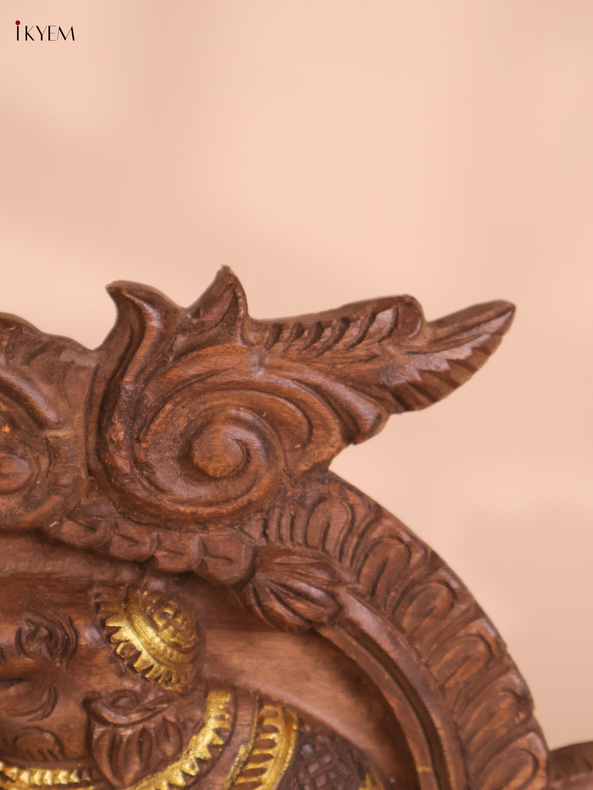 Wooden Hand Carved Kalasam Panels (12x24)