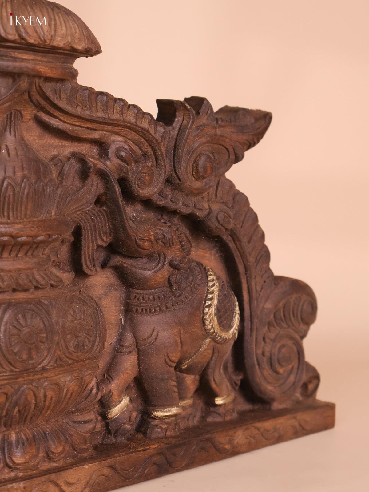 Wooden Hand Carved Kalasam Panels (12x24)