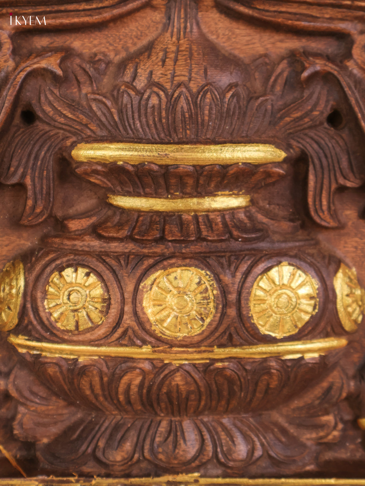 Wooden Hand Carved Kalasam Panels (12x24)
