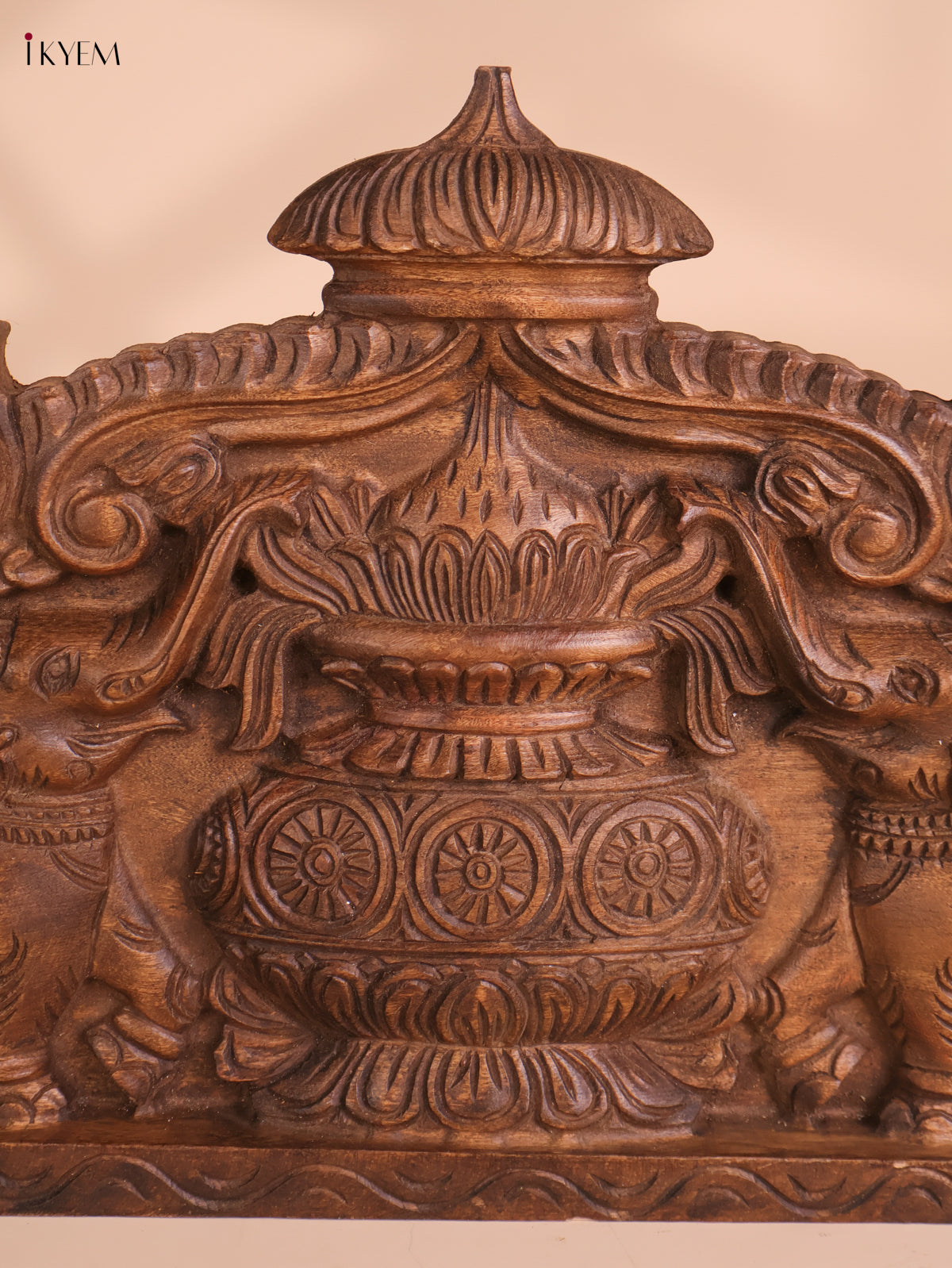 Wooden Hand Carved Kalasam Panels (12x24)