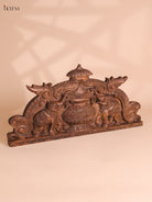 Wooden Hand Carved Kalasam Panels (12x24)