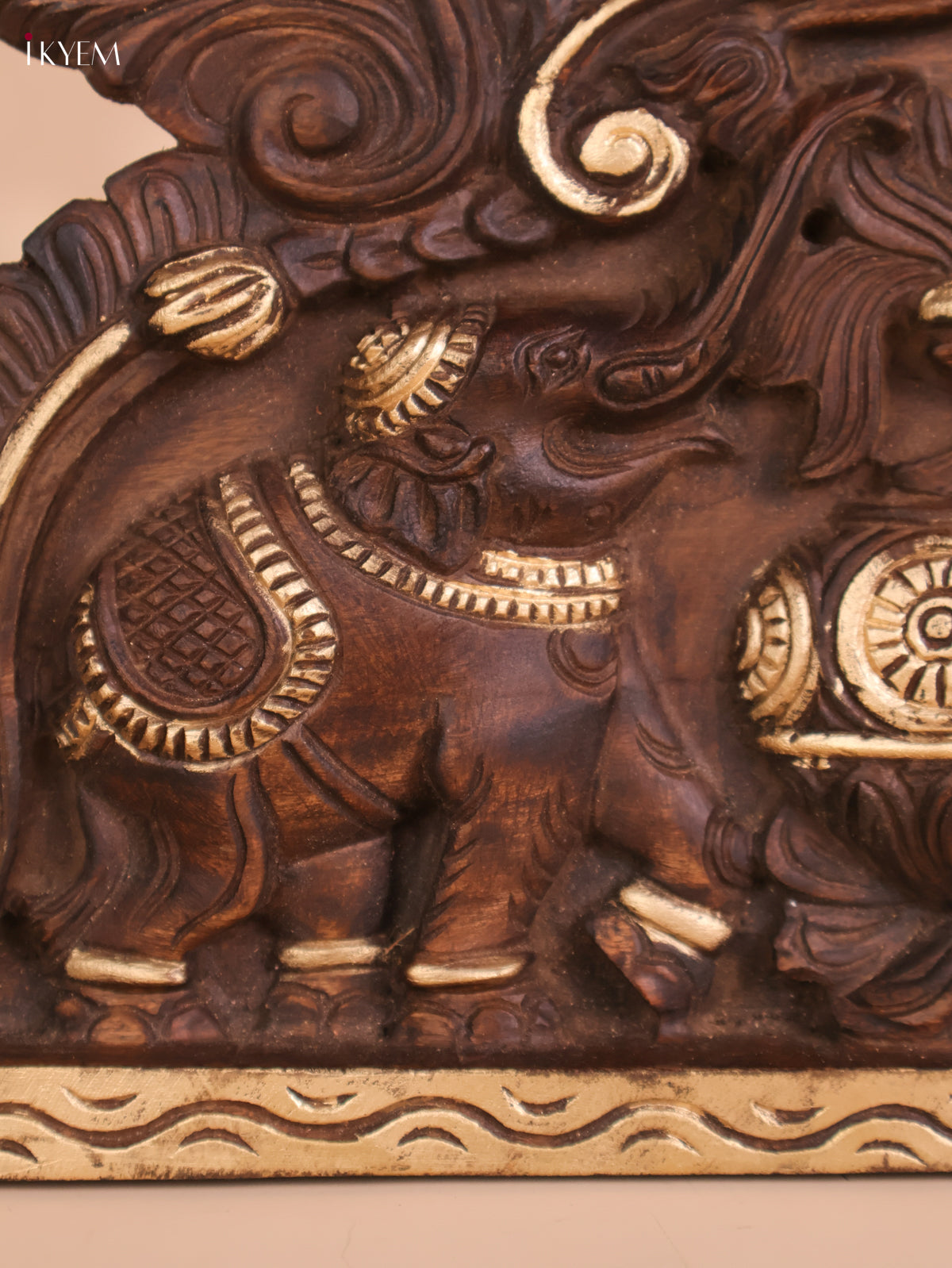 Wooden Hand Carved Kalasam Panels (12x24)