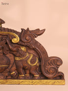Wooden Hand Carved Kalasam Panels (12x24)