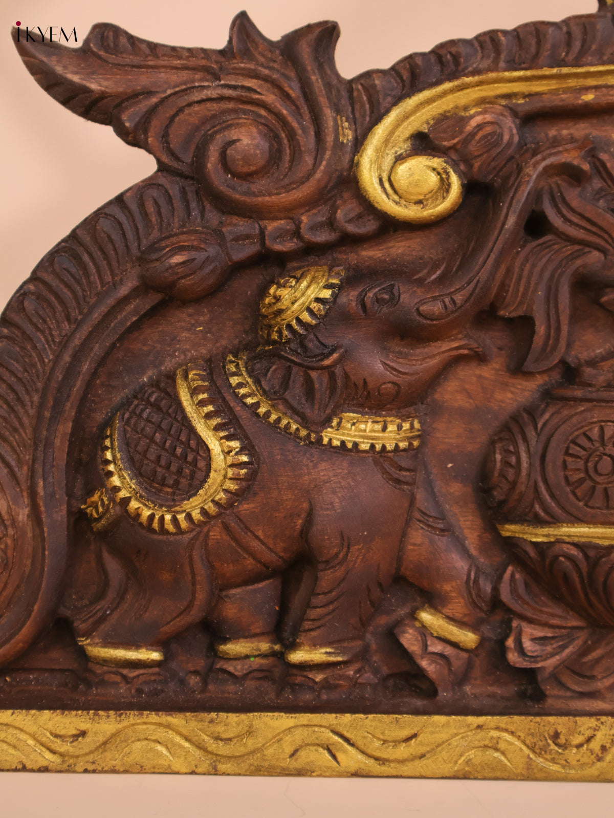 Wooden Hand Carved Kalasam Panels (12x24)