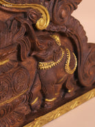 Wooden Hand Carved Kalasam Panels (12x24)
