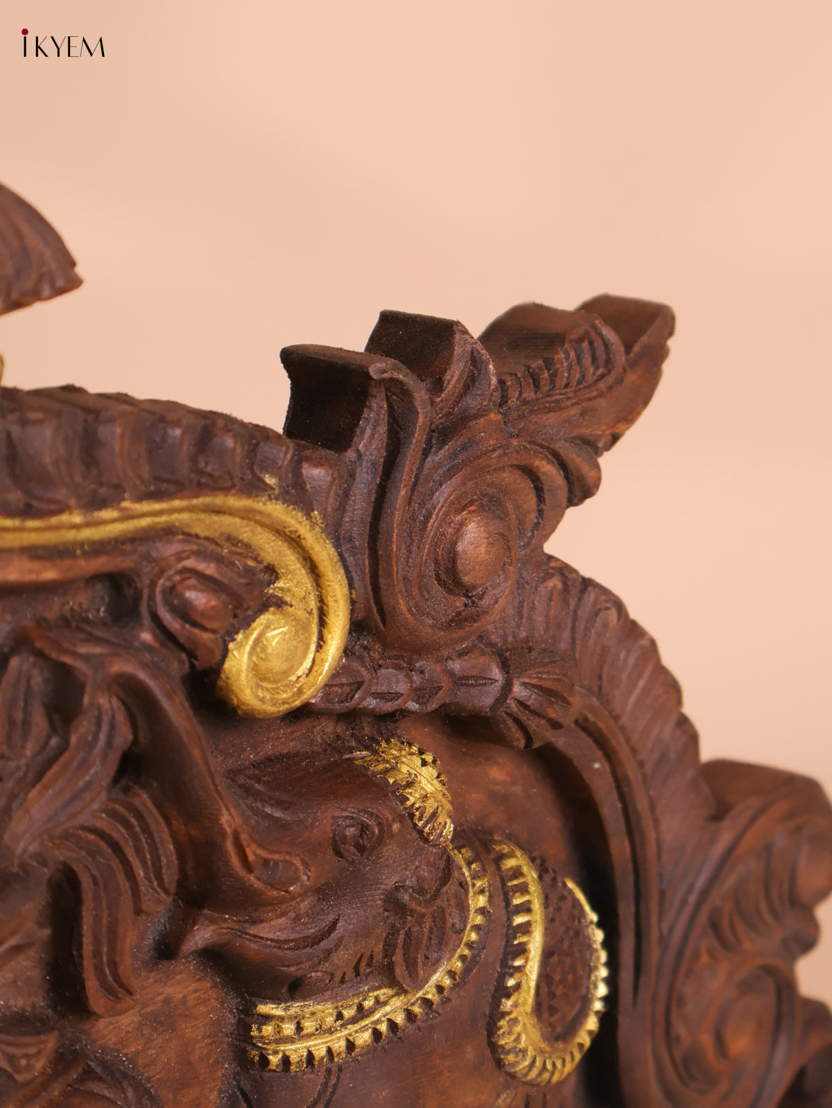 Wooden Hand Carved Kalasam Panels (12x24)