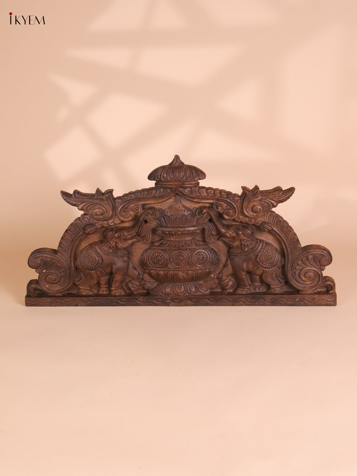 Wooden Hand Carved Kalasam Panels (12x24)