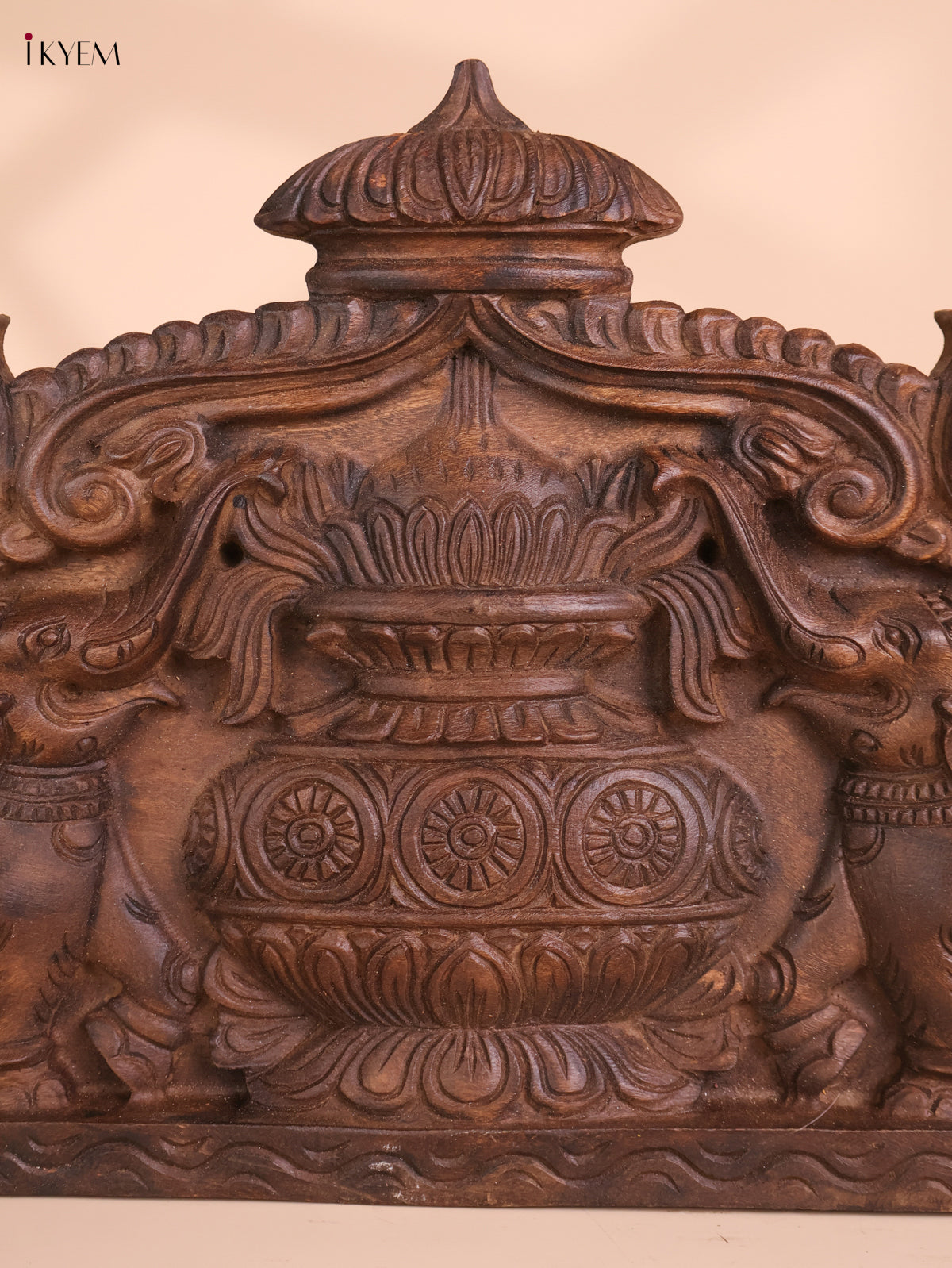 Wooden Hand Carved Kalasam Panels (12x24)