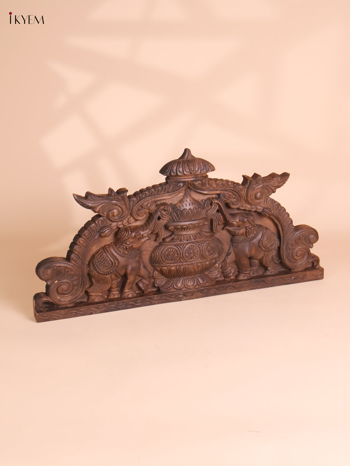 Wooden Hand Carved Kalasam Panels (12x24)