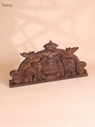 Wooden Hand Carved Kalasam Panels (12x24)