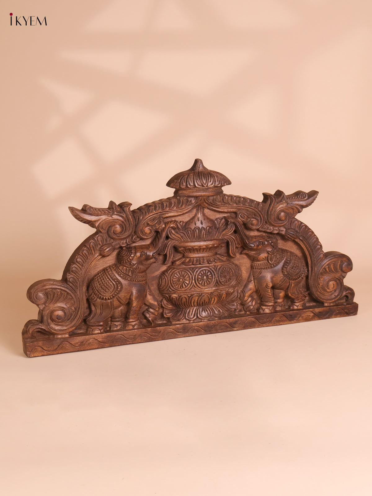 Wooden Hand Carved Kalasam Panels (12x24)