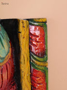 Wooden Hand Carved Painted Horse Brackets (12x9)