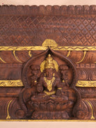 Wooden Hand Carved Lakshmi Gopuram (16x24)
