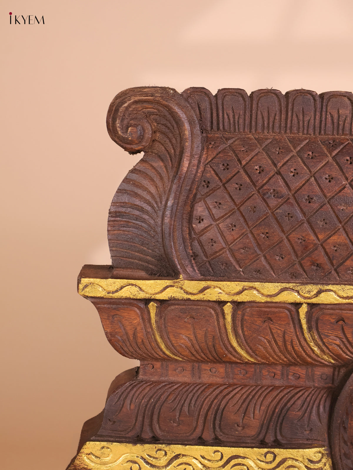Wooden Hand Carved Lakshmi Gopuram (16x24)