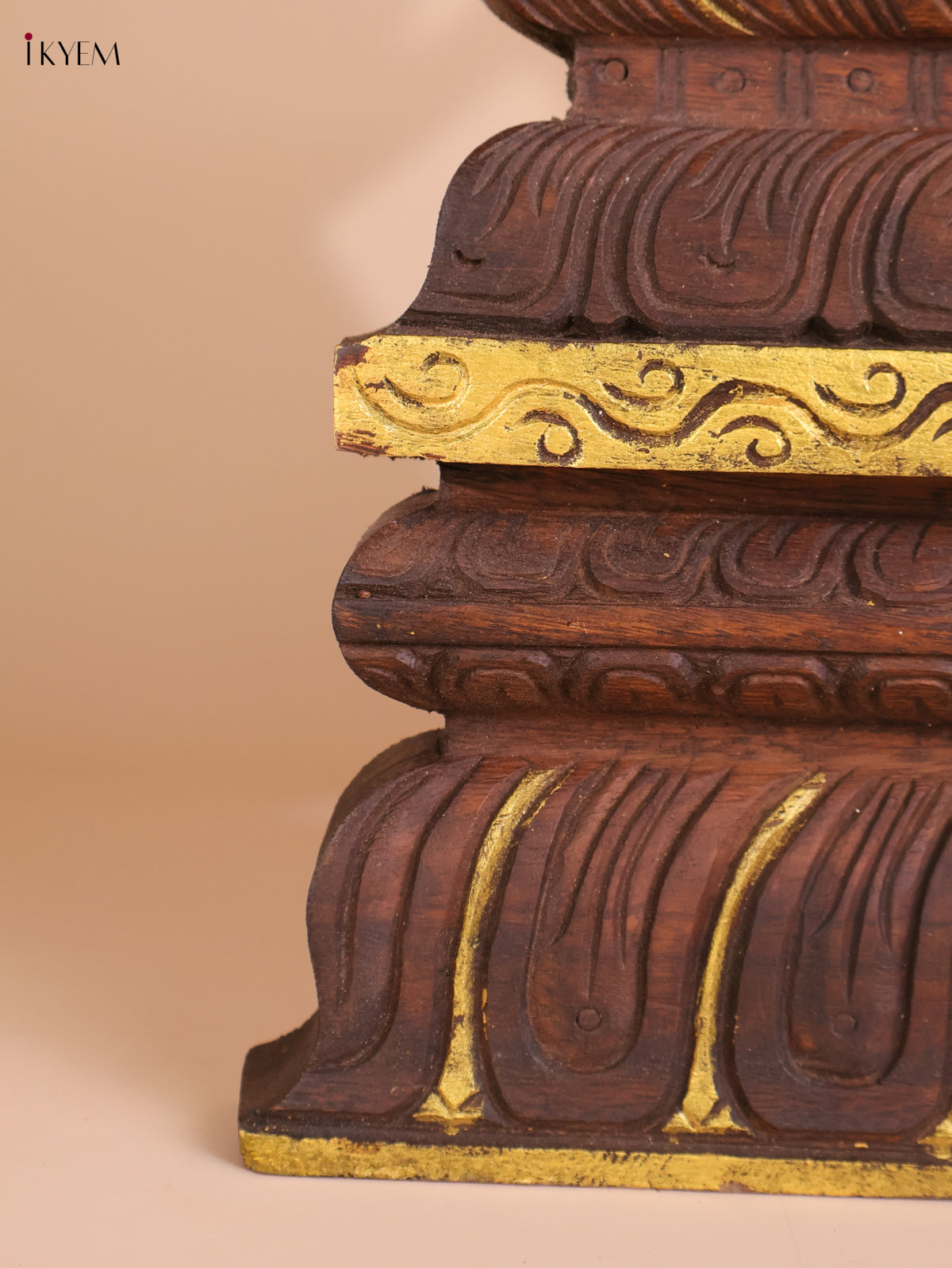 Wooden Hand Carved Lakshmi Gopuram (16x24)