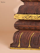 Wooden Hand Carved Lakshmi Gopuram (16x24)