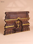 Wooden Hand Carved Lakshmi Gopuram (16x24)