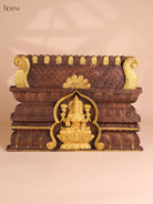 Wooden Hand Carved Lakshmi Gopuram (16x24)