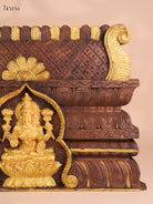 Wooden Hand Carved Lakshmi Gopuram (16x24)