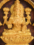 Wooden Hand Carved Lakshmi Gopuram (16x24)