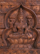 Wooden Hand Carved Lakshmi Gopuram (16x24)