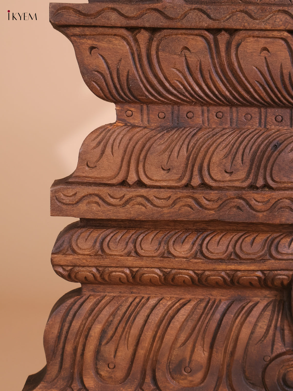 Wooden Hand Carved Lakshmi Gopuram (16x24)