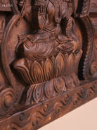 Wooden Hand Carved Lakshmi Gopuram (16x24)