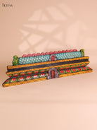 Wooden Hand Carved Gopuram Panel (10x36)
