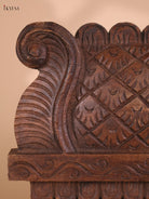 Wooden Hand Carved Gaja Lakshmi Gopuram (12x30)