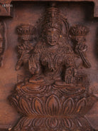 Wooden Hand Carved Gaja Lakshmi Gopuram (12x30)