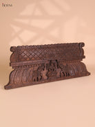 Wooden Hand Carved Gaja Lakshmi Gopuram (12x30)