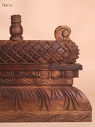 Wooden Hand Carved Gopuram Panel (10x24)