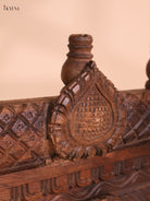 Wooden Hand Carved Gopuram Panel (10x24)