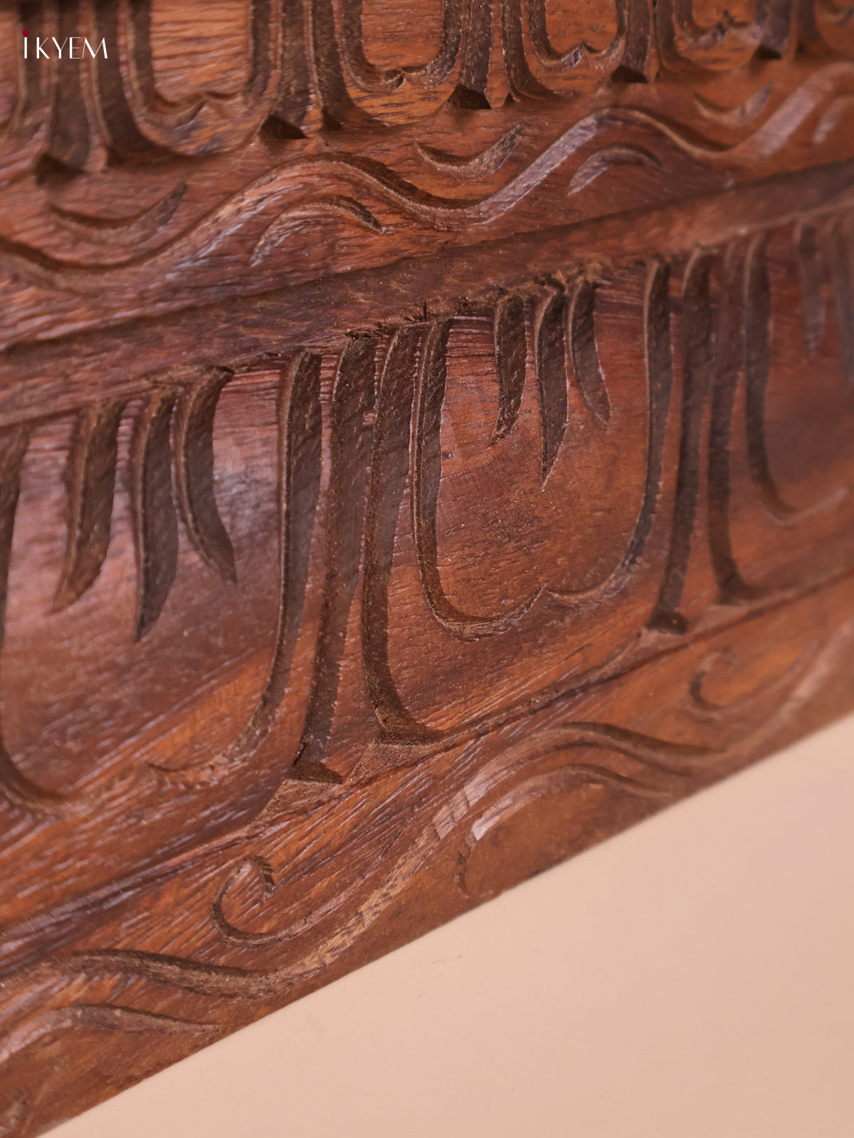 Wooden Hand Carved Gopuram Panel (10x24)